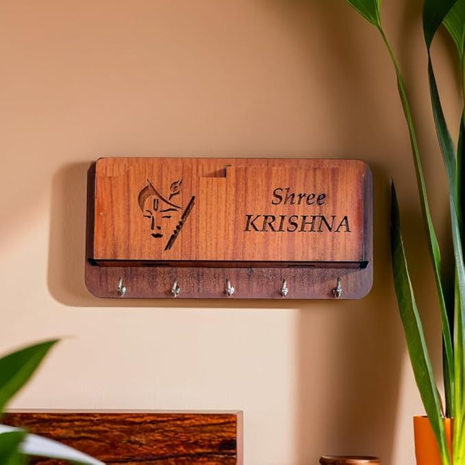 Wooden Key Holder for Wall