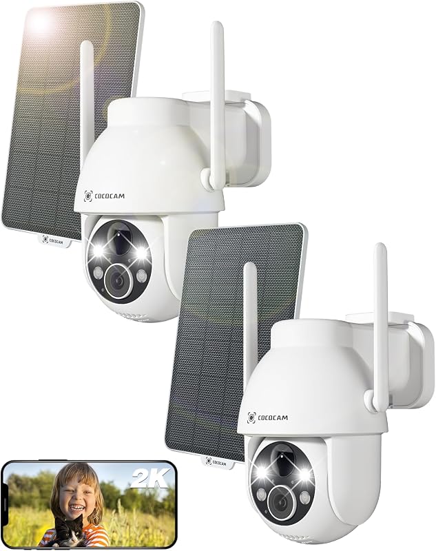 COCOCAM solar outdoor security camera