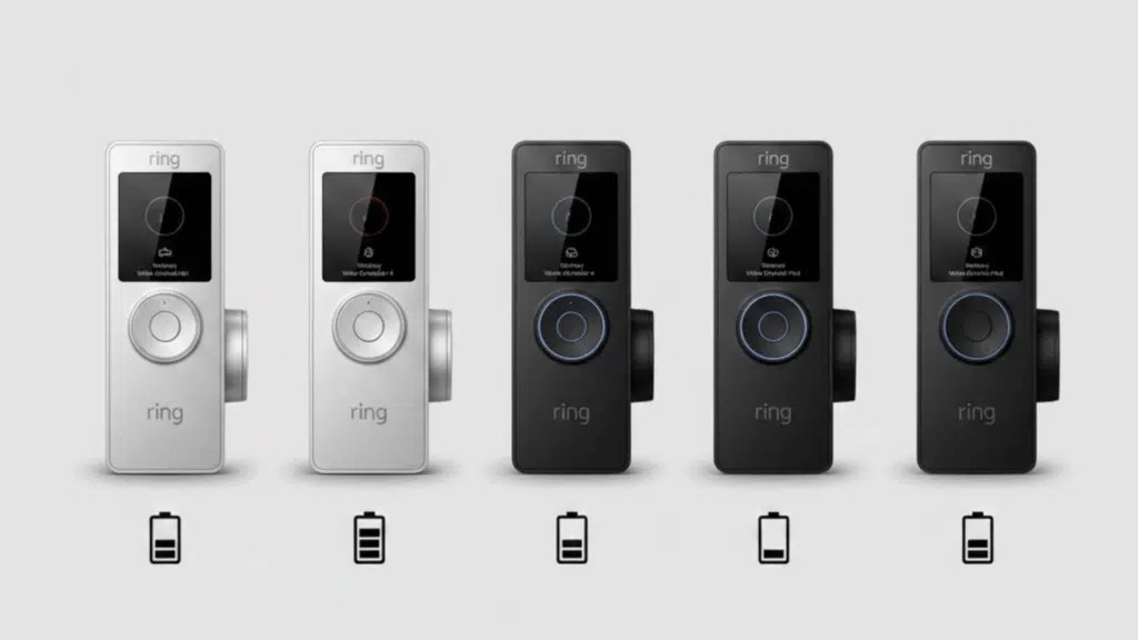 DecatHome Smart Home Security infographic showing factors that affect Ring battery doorbell battery life