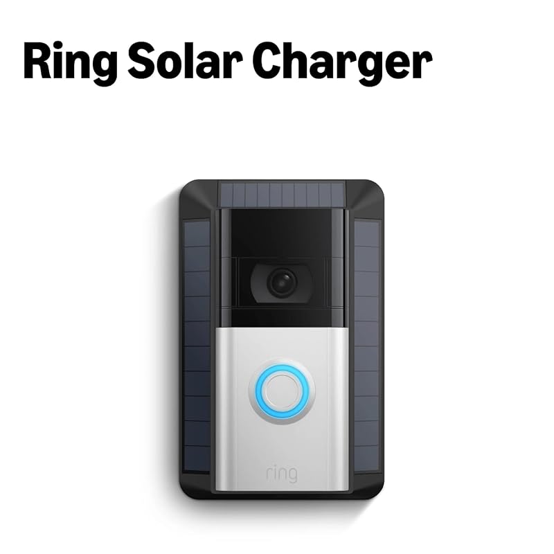 Ring Solar Charger for Ring Video Doorbell 3, 3 Plus, 4, Battery Doorbell Plus Pro