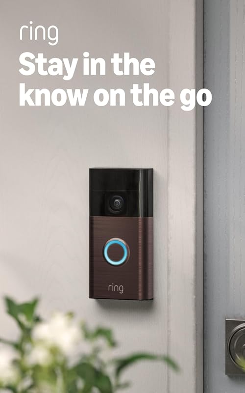 Ring Battery Video Doorbell with HD Head-to-Toe View and Built-In Battery
