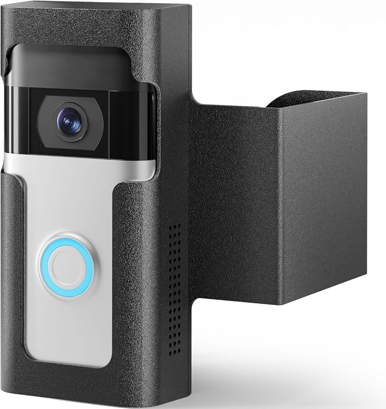 Homalor Anti-Theft Ring Doorbell Mount, No-Drill, Renter Friendly