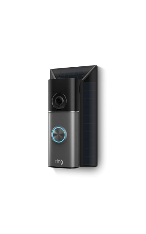 Ring Solar Charger for Battery Doorbell, Plus, and Pro Models, Extends Charging Time