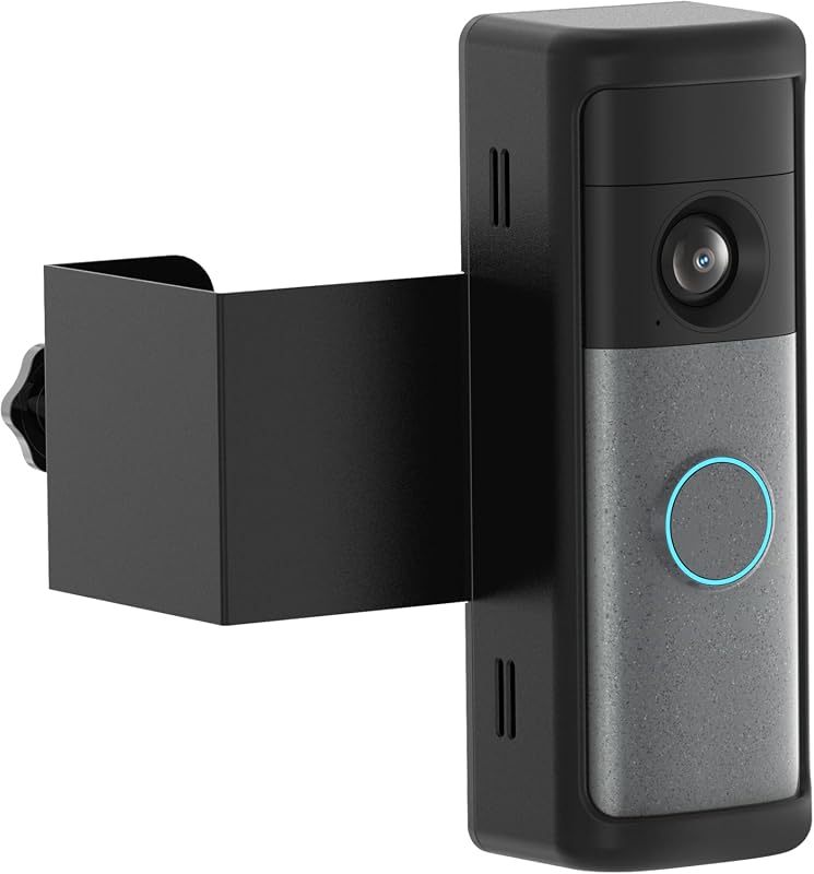 Anti-Theft No-Drill Doorbell Mount for Ring Battery Doorbell Plus Pro 2nd Gen, Renter Friendly