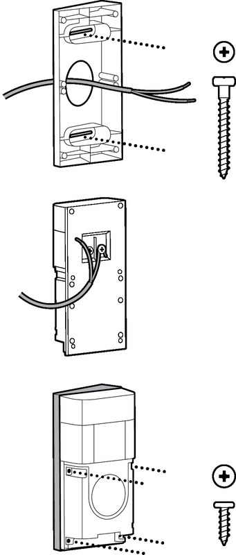 DecatHome smart home security setup showing a Ring battery doorbell chime in a typical U.S. home