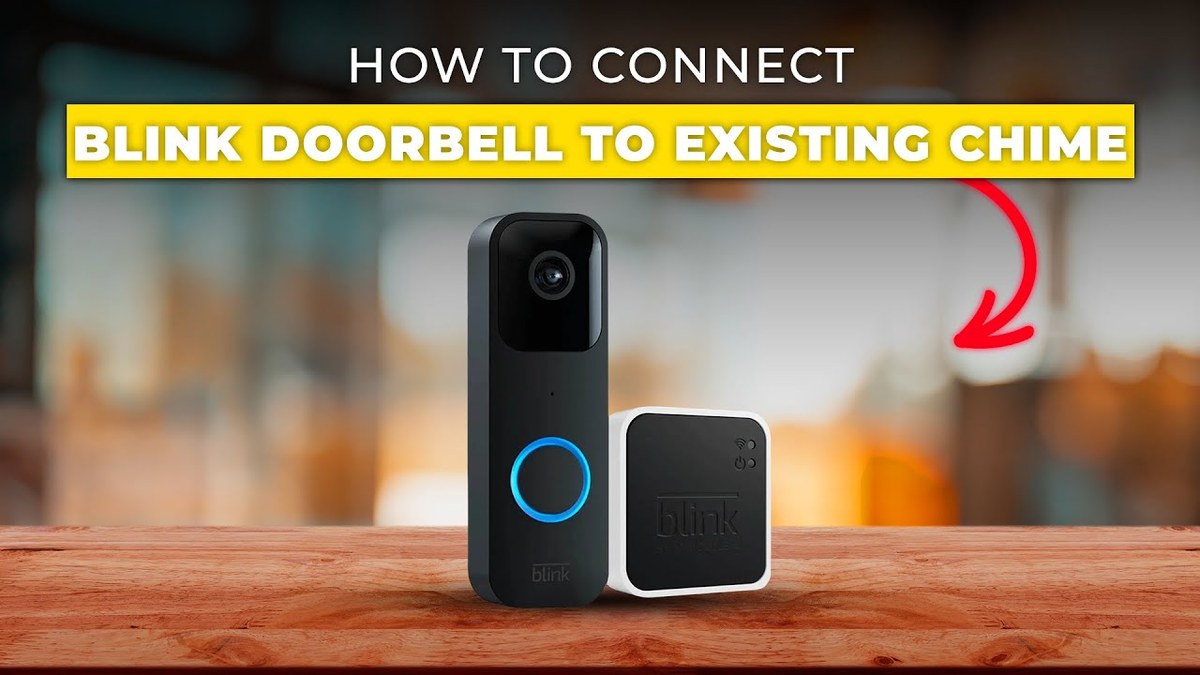 DecatHome smart home security setup showing a Blink video doorbell chime in a U.S. home