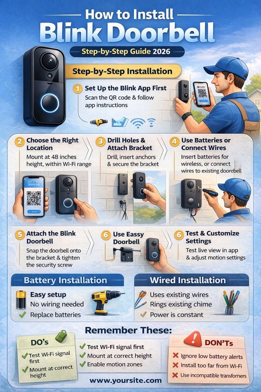 Smart home security doorbell mounted near a front door to improve viewing angle and coverage