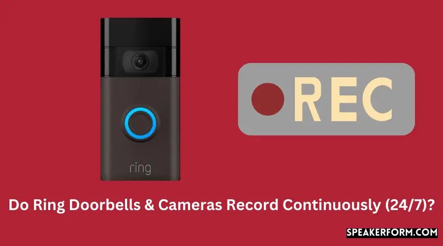 DecatHome smart home security image showing video doorbell recording modes: motion clips, live view, and continuous recording