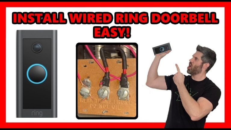 How To Install Ring Wired Doorbell 4K Pro