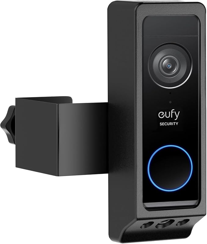 Anti-Theft Mount for Eufy E340 and Wyze Duo Cam Doorbell, No-Drill Adjustable Bracket