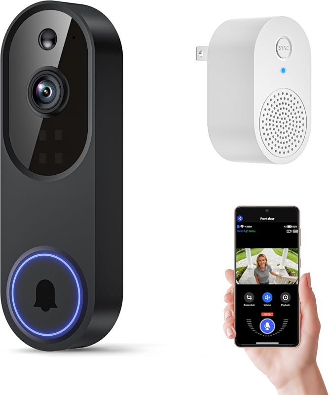 Orbitell 1080p wireless video doorbell camera