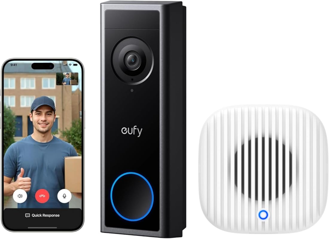 eufy Video Doorbell C30 Bundle with Chime 2
