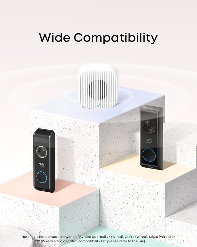 eufy Security Video Doorbell C31 with Chime 2 Bundle
