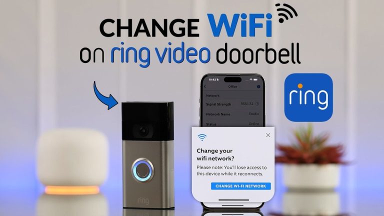 Ring Video Doorbell Change Wi-Fi Guide for Easy Setup