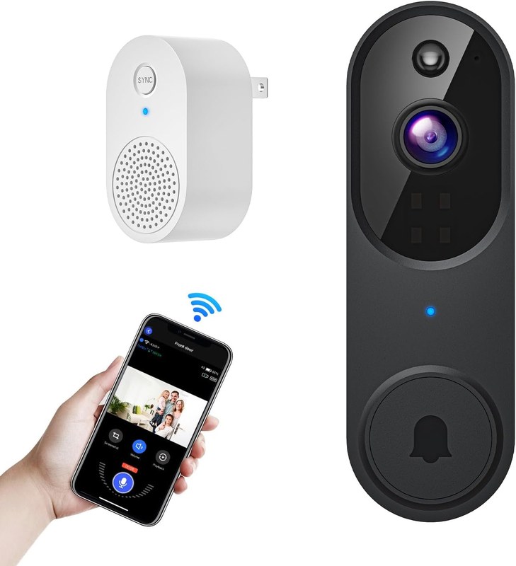 House layout showing power access and Wi‑Fi coverage needed for reliable video doorbell recording