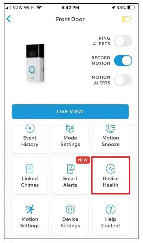 DecatHome Smart Home Security image showing Wi-Fi, app, and account requirements for a video doorbell