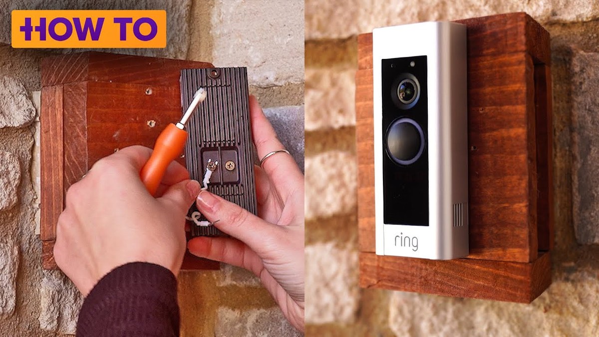 DecatHome smart home security diagram showing a home and network connection for Ring Video Doorbell PoE