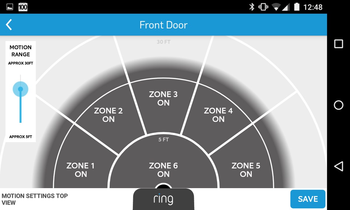 Ring Video Doorbell mounted near a front door showing placement, field of view, and weather exposure