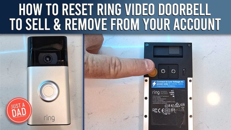 Ring Video Doorbell Reset Guide for Quick Fixes