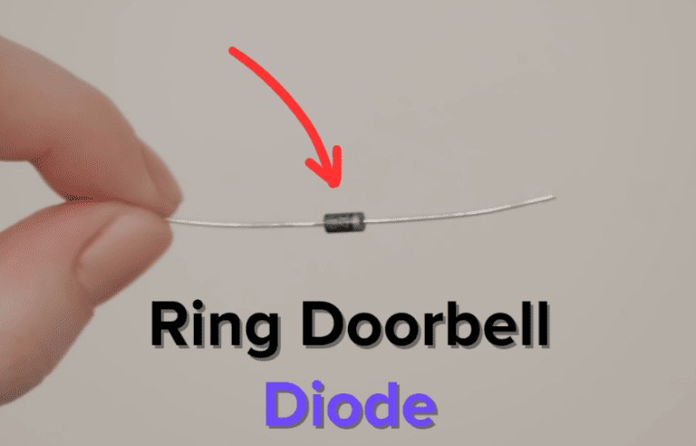 Ring Video Doorbell wiring with a resistor showing a compatibility issue that can affect performance