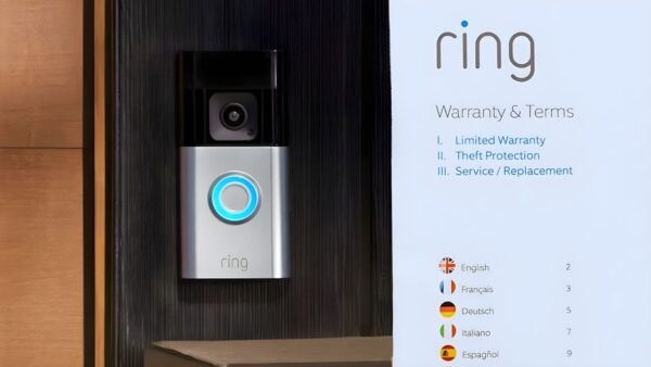 DecatHome Smart Home Security infographic showing typical U.S. Ring Video Doorbell warranty coverage