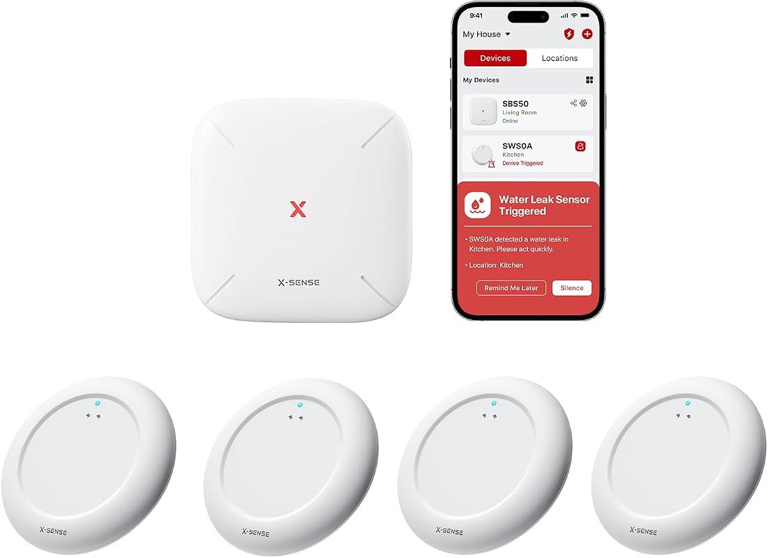X-Sense SWS0A41 Wi-Fi Water Leak Detector