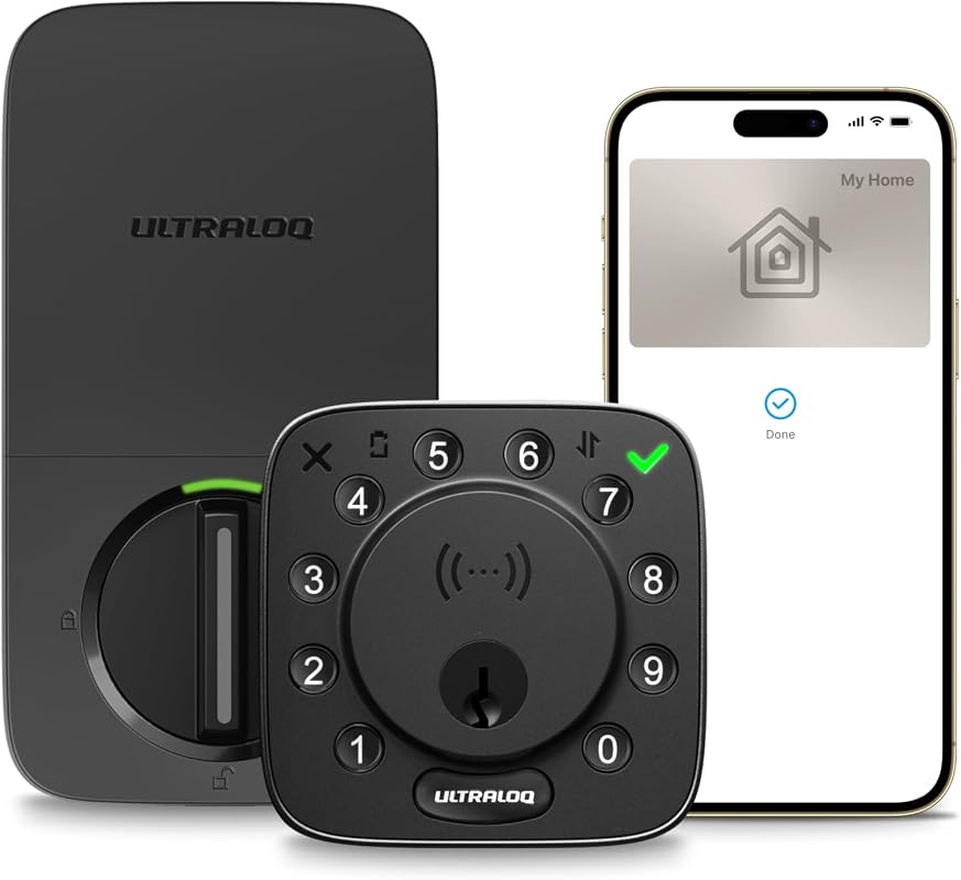 ULTRALOQ Bolt NFC WiFi Smart Lock with tap to unlock