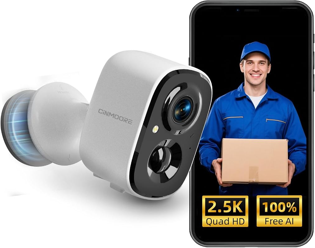 2.5K Wireless Outdoor Security Camera